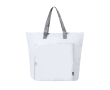 Sac isotherme pliable RPET fermeture éclair et poignées moyennes 4 kg couleur blanc