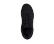 Chaussures de tous les jours avec lacets assortis et semelle blanche couleur noir
