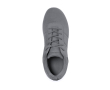 Chaussures de tous les jours avec lacets assortis et semelle blanche couleur gris