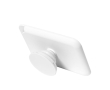 Porte-cartes pour mobile avec support et attache amovible et ajustable couleur blanc