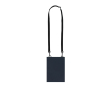 Sac bandoulière en PU avec un seul compartiment et fermeture velcro couleur bleu marine