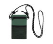 Sac bandoulière en polyester, fermeture principale et poche extérieure couleur vert