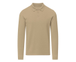Polo unisexe à manches longues en coton MKT Charlot 220 g/m² couleur kaki