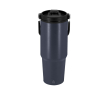 Gobelet isotherme en inox recyclé avec anse assortie 900 ml couleur bleu marine
