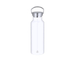 Gourde isotherme en acier inoxydable avec poignée de transport 500 ml couleur blanc