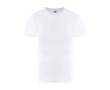 T-shirt blanc pour adulte à manches courtes, col rond 150 g/m² couleur blanc