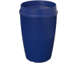 Gobelet réutilisable 350 ml couvercle 360° bord isolant couleur bleu