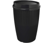 Gobelet réutilisable simple paroi plastique recyclé 350 ml couleur noir