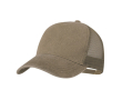 Casquette 5 panneaux effet délavé avec maille respirante ajustable couleur marron