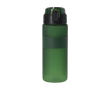 Gourde de sport en plastique recyclé avec embout 730 ml couleur vert foncé