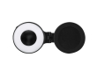 Anneau lumineux LED avec fixation magnétique pour téléphone ou PC couleur noir