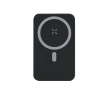 Batterie externe magnétique Magsafe avec support 10 000 mAh couleur noir