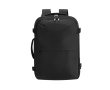 Sac à dos en similicuir avec pompe à vide et compartiment extensible couleur noir