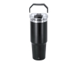 Gobelet isotherme en acier inoxydable à double paroi avec anse 900 ml couleur noir
