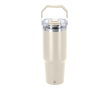 Gobelet isotherme en acier inoxydable à double paroi avec anse 900 ml couleur naturel