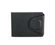Porte-cartes portefeuille en similicuir avec localisateur intelligent couleur noir