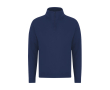 Sweat unisexe en molleton gratté 280 g/m² à demi-zip couleur bleu marine