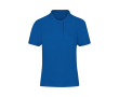 Polo femme 100 % coton piqué, manches courtes 180 g/m² couleur bleu