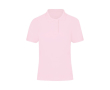 Polo femme 100 % coton piqué, manches courtes 180 g/m² couleur rose