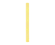 Barre en mousse avec lumières fixes et clignotantes et piles bouton couleur jaune