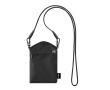 Sac bandoulière en RPET, protection RFID et sangle fonction câble couleur noir