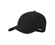 Casquette 5 panneaux en microfibre avec fermeture réglable à scratch couleur noir