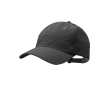Casquette en nylon à 6 panneaux avec fermeture à boucle métallique couleur noir