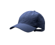 Casquette en nylon à 6 panneaux avec fermeture à boucle métallique couleur bleu marine