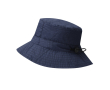 Bob en nylon doux avec réglage par cordon pour plusieurs tailles couleur bleu marine