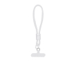 Bracelet pour smartphone en polyester avec réglage, plusieurs couleurs couleur blanc