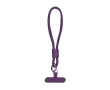 Bracelet pour smartphone en polyester avec réglage, plusieurs couleurs couleur mauve
