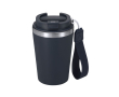 Gobelet thermique recyclé avec fermeture hermétique et anse 350ml couleur bleu marine