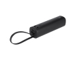 Batterie externe aluminium recyclé avec câble type C intégré 5000mAh couleur noir