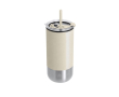 Gobelet isotherme en acier inoxydable recyclé à double ouverture 480ml couleur beige