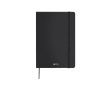 Carnet A5 avec couverture en PU, connexion NFC et pages vierges couleur noir