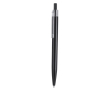 Stylo-bille rétractable en plastique clip transparent et encre bleue couleur noir