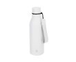 Gourde isotherme en acier inoxydable recyclé et caoutchouté 480 ml couleur blanc