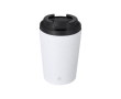 Gobelet isotherme en acier inoxydable recyclé hermétique 350 ml couleur blanc