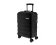 Trolley de voyage à coque rigide texturée avec cadenas TSA 40L couleur noir