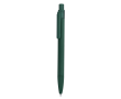 Stylo à bille en aluminium à poussoir avec caoutchouc et encre bleue couleur vert foncé