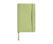 Carnet souple A5 en similicuir à élastique et pages unies couleur vert menthe