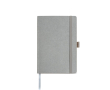 Carnet avec couverture en papier résistant à l’eau A5 pages blanches couleur gris clair
