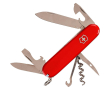 Couteau multifonction Victorinox inox avec 14 fonctions couleur rouge