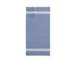 Paréo 2 en 1 en coton avec sac à dos 90 x 180 cm 180 g/m² couleur bleu marine