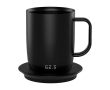 Tasse connectée en plastique contrôle température Prixton Tempo 300 ml couleur noir