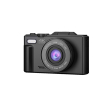 Appareil photo numérique Prixton 64 MP, écran IPS rabattable 3 pouces couleur noir