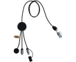 Câble de charge 7-en-1 smartwatch et téléphone SCX.design couleur noir