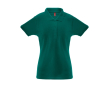 Polo publicitaire femmes en coton et polyester 200 g/m² THC Berlin couleur vert foncé