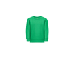 Sweat-shirt en coton et polyester recyclé 300 g/m2 THC DELTA KIDS couleur vert