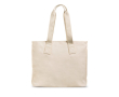 Sac en cuir synthétique avec poches cachées et sangle trolley 15,6’’ couleur beige